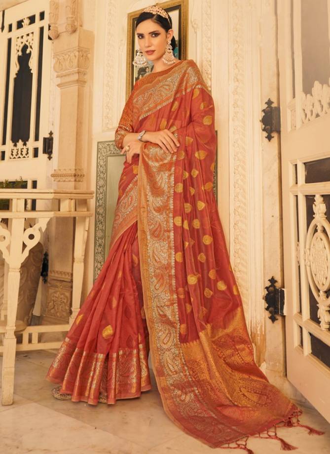 Rajyog Rajpath Aashi New Latest Designer Festive Wear Organza Silk Saree Collection